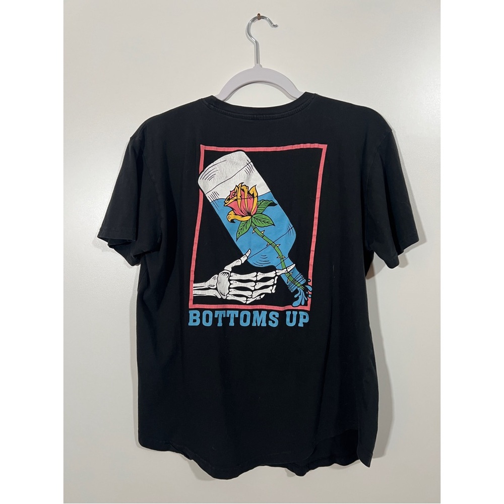 DK Skeleton Bottoms Up Shirt In Black Size Large Women’s